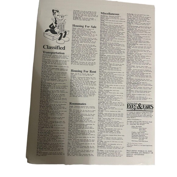 Disney Eyes & Ears 1985 Vol 15 #52/ 1986 Vol 16 #40/52 Walt Disney World 15th - Picture 5 of 12